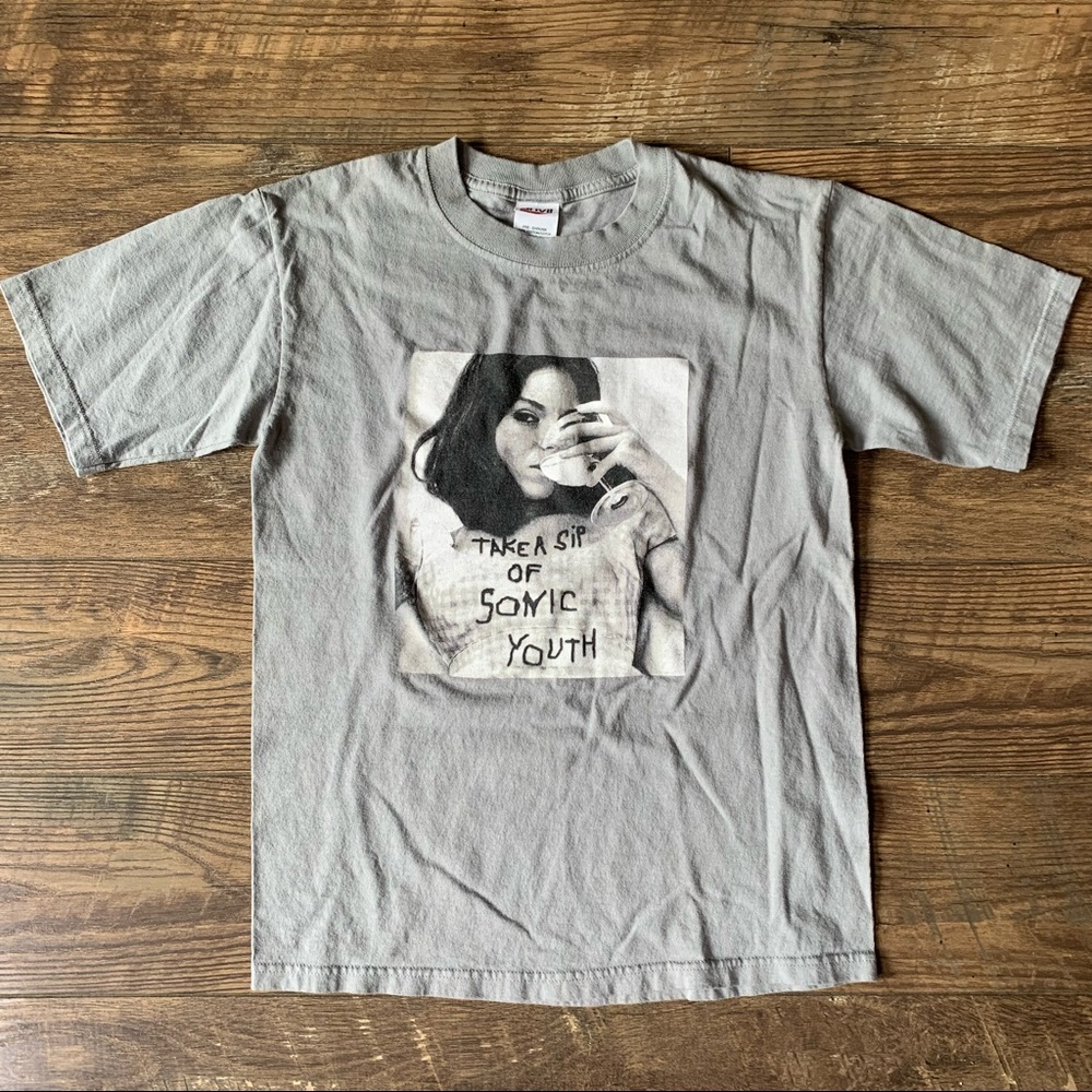 VTG 90s Sonic Youth Take A Sip Rare Band Shirt